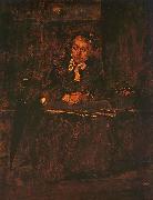 Seated Old Woman Mihaly Munkacsy